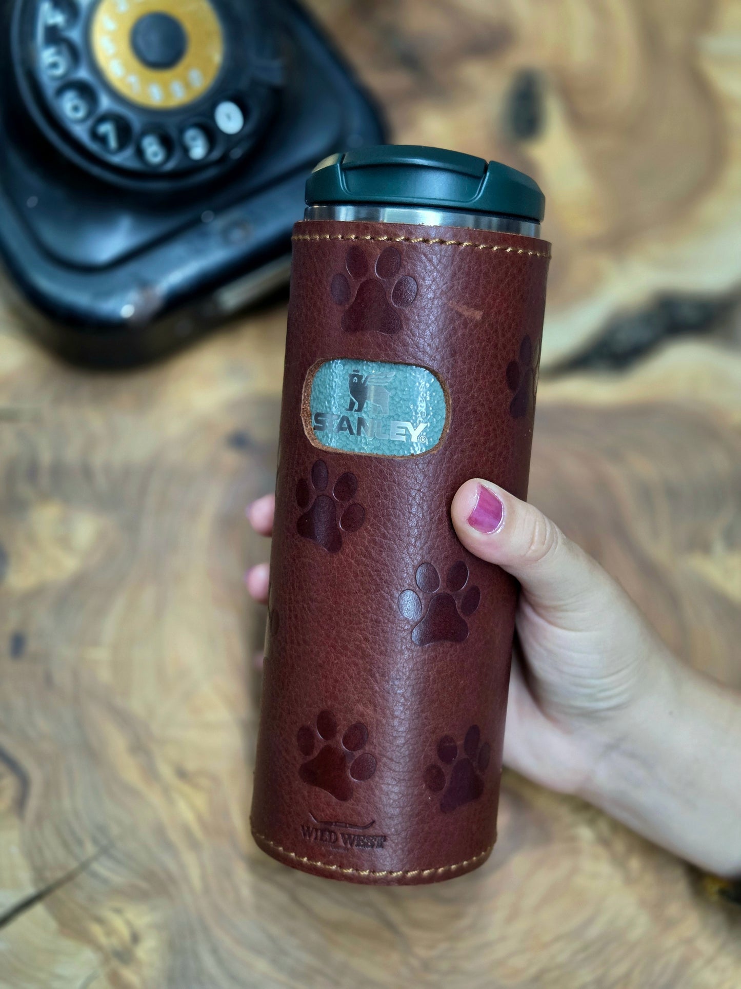 Stanley Termos Kılıfı 0.47L Brown Pati