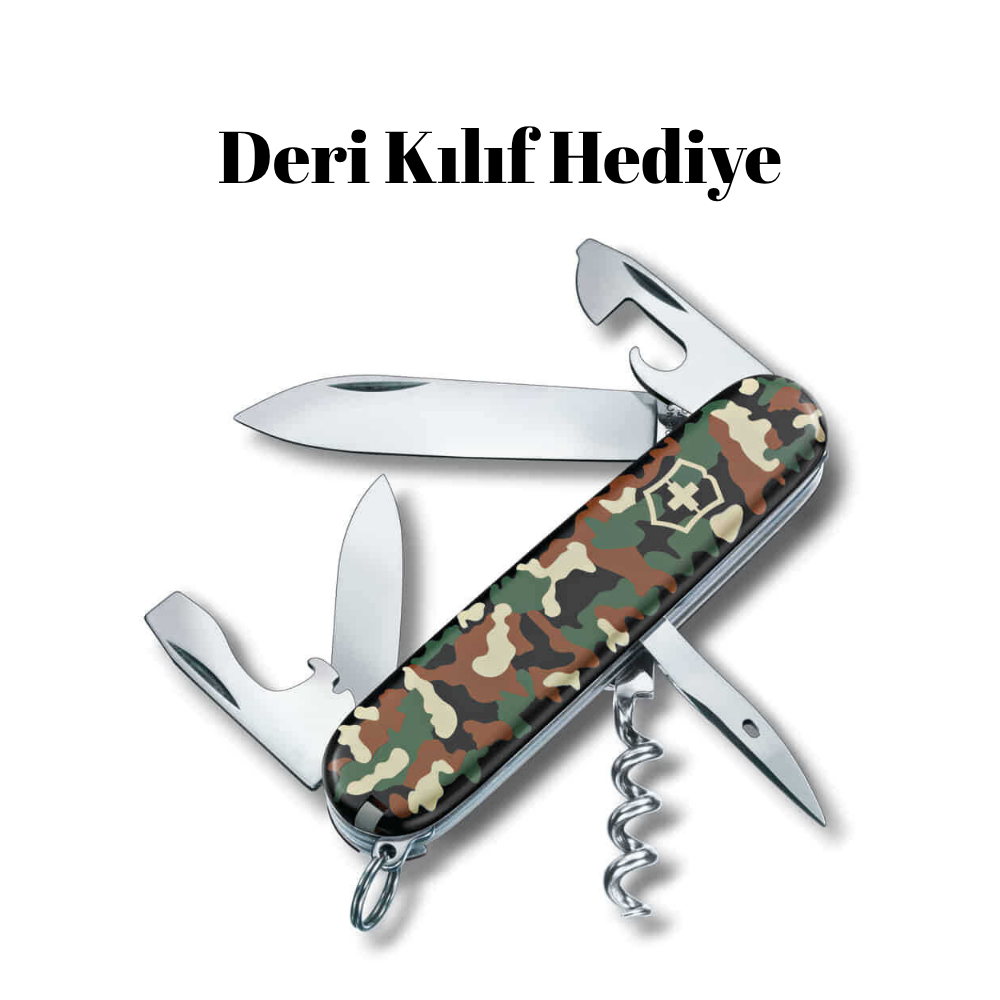 Victorinox 1.3603.94 Spartan Kamuflaj Çakı(Deri Çakı Kılıfı Hediyeli!)
