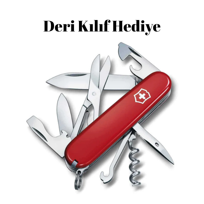 Victorinox 1.3703 Climber Çakı(Deri Çakı Kılıfı Hediyeli!)