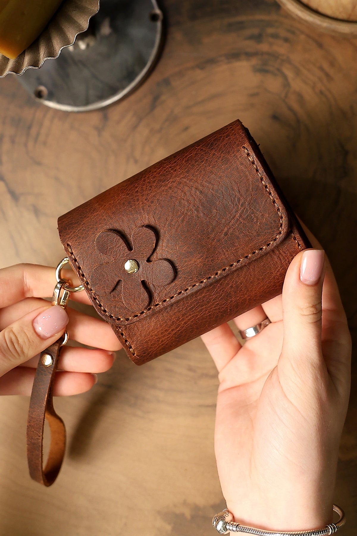Briddle Rose Minimal Bilek Askılı Kadın Cüzdan