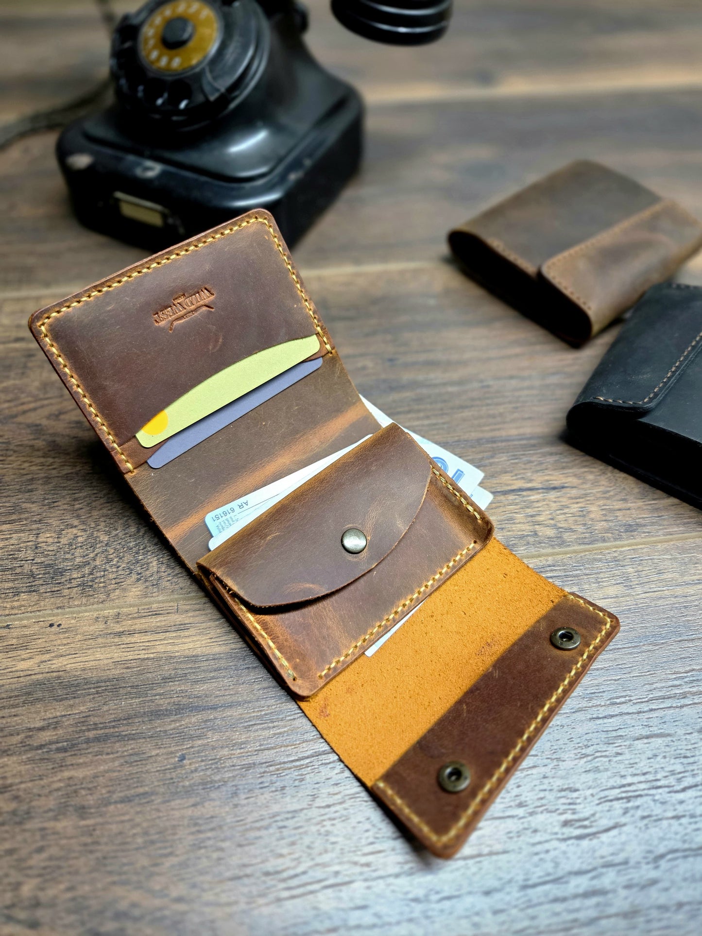 Wrangler Max Crazy Horse Minimal Kadın Cüzdan