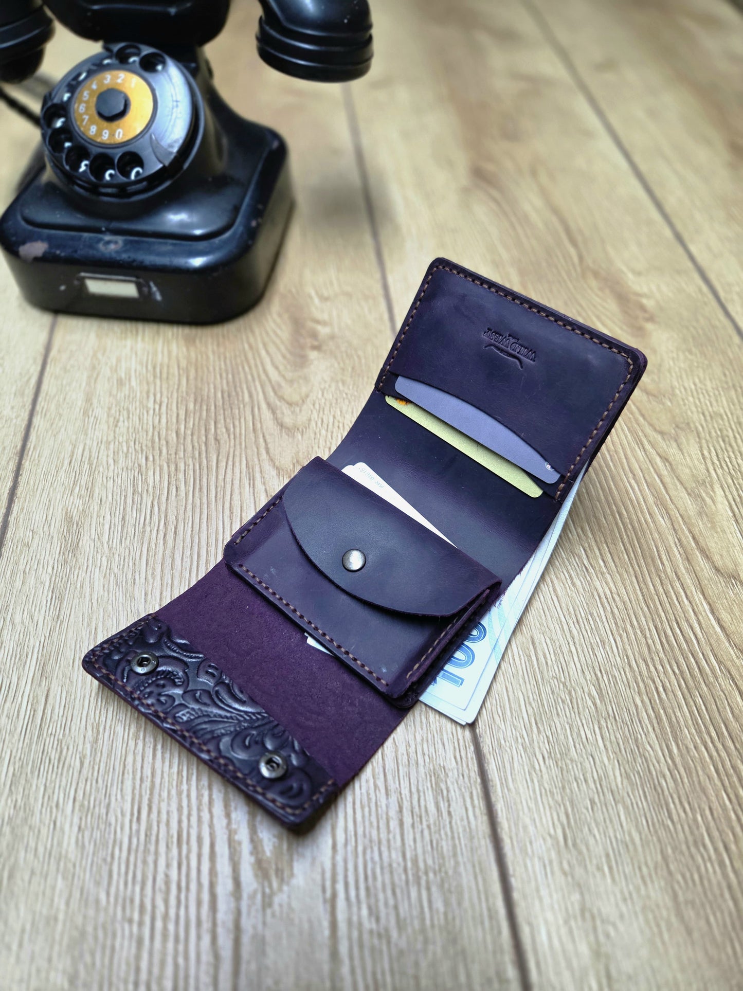Wrangler Max Çiçek Desen Minimal Kadın Cüzdan
