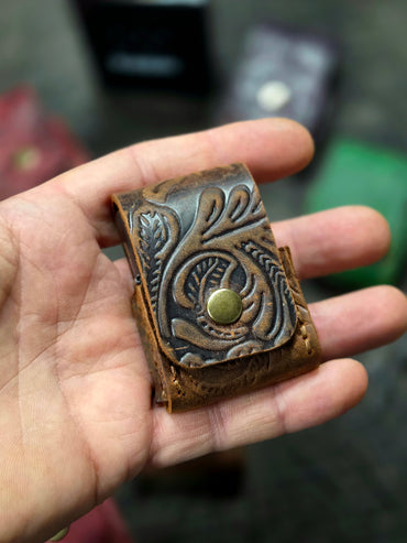 Zippo Çakmak Kılıfı Çiçek Desenli