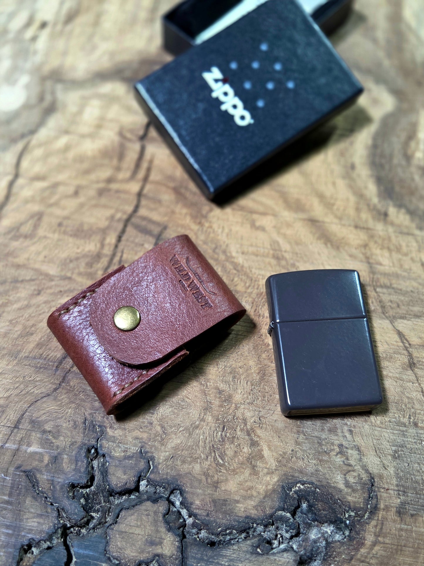 Zippo Çakmak Kılıfı Kahverengi