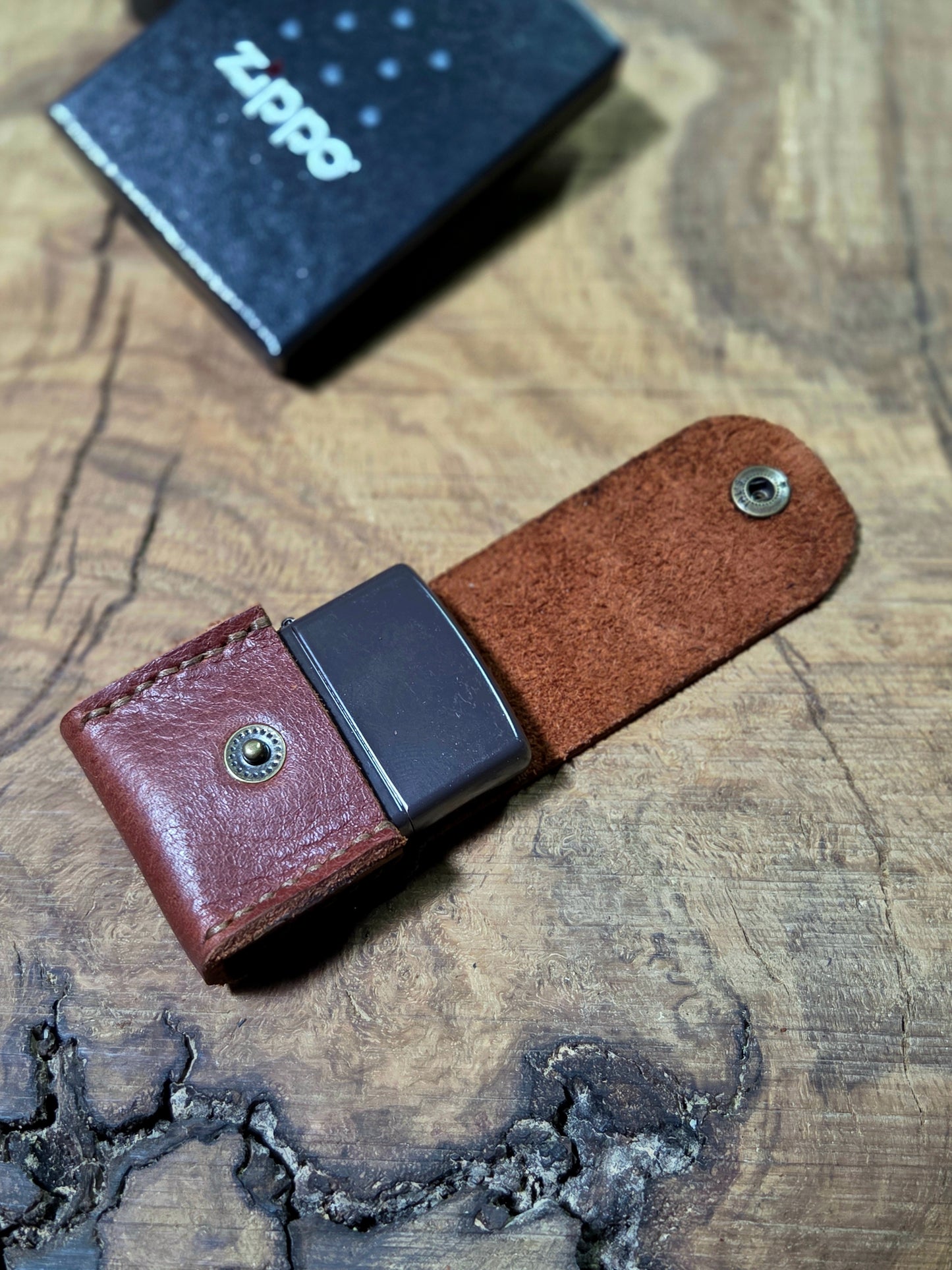 Zippo Çakmak Kılıfı Kahverengi