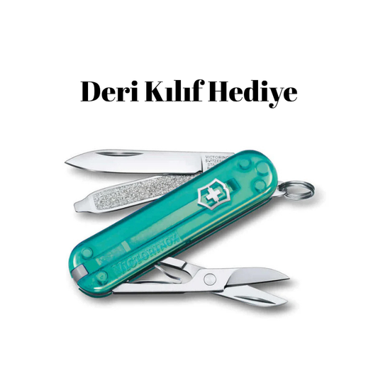 Victorinox 0.6223.T24G Tropical Surf Classic Çakı(Deri Çakı Kılıfı Hediyeli!)