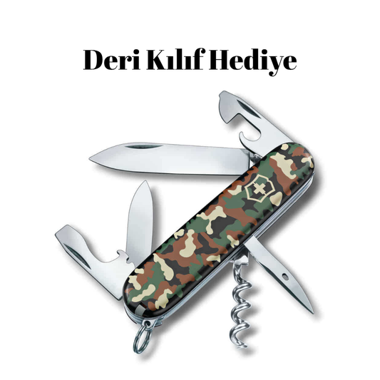 Victorinox 1.3603.94 Spartan Kamuflaj Çakı(Deri Çakı Kılıfı Hediyeli!)