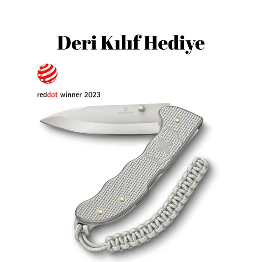 Victorinox 0.9415.D26 Evoke Alox Çakı, Gümüş(Deri Çakı Kılıfı Hediyeli!)