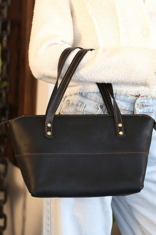Tote Bag Small Fermuarlı Kadın Kol Çantası