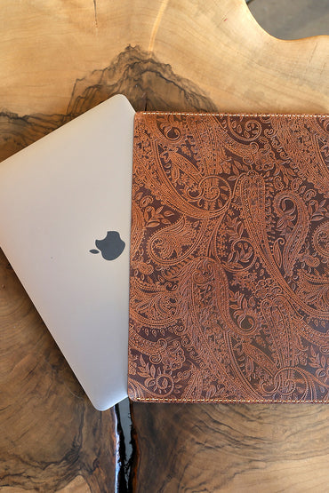 Macbook Kılıfı Kaşmir Desen 13 inç Slim Kılıf