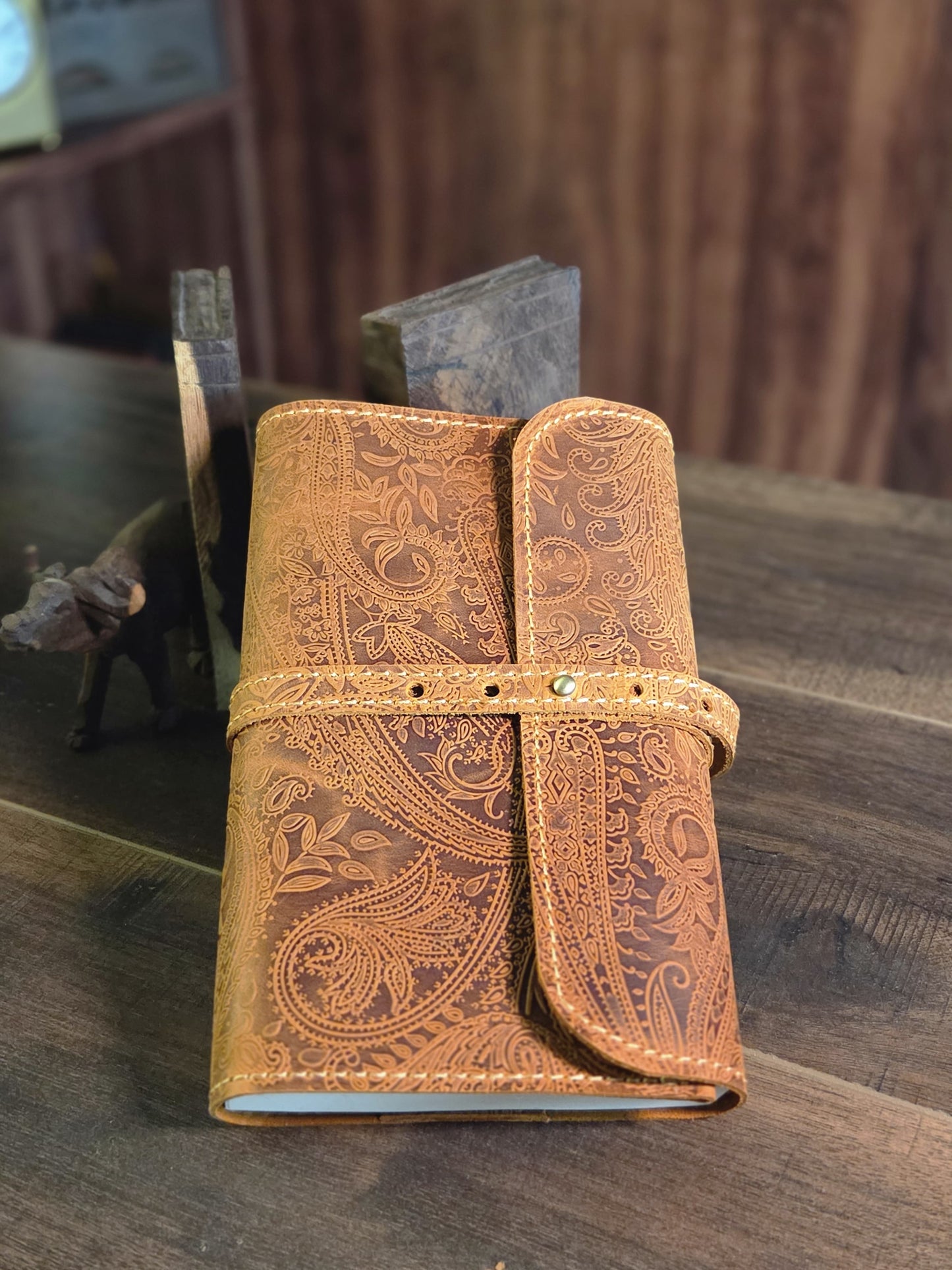 Book Case Kitap Ajanda Kılıfı Kaşmir Desen