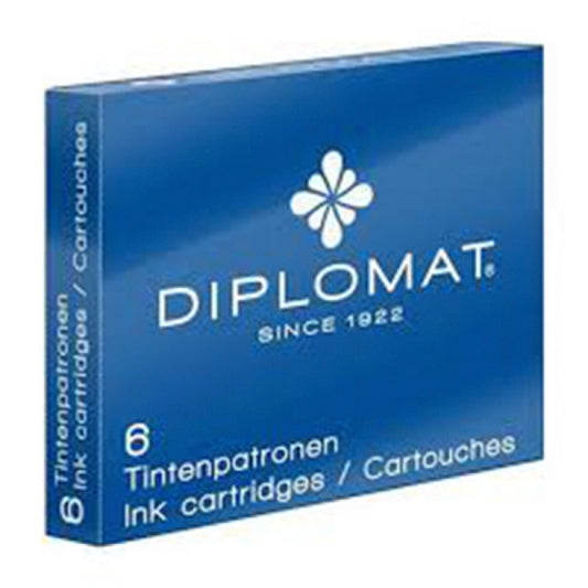 Diplomat D10701024 6lı Mavi Kartuş