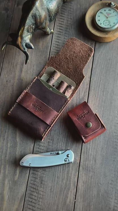 Toskana + Zippo Çakmak Kılıfı Seti