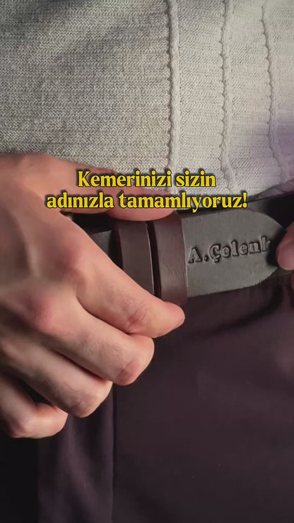 Deri Erkek Kemeri