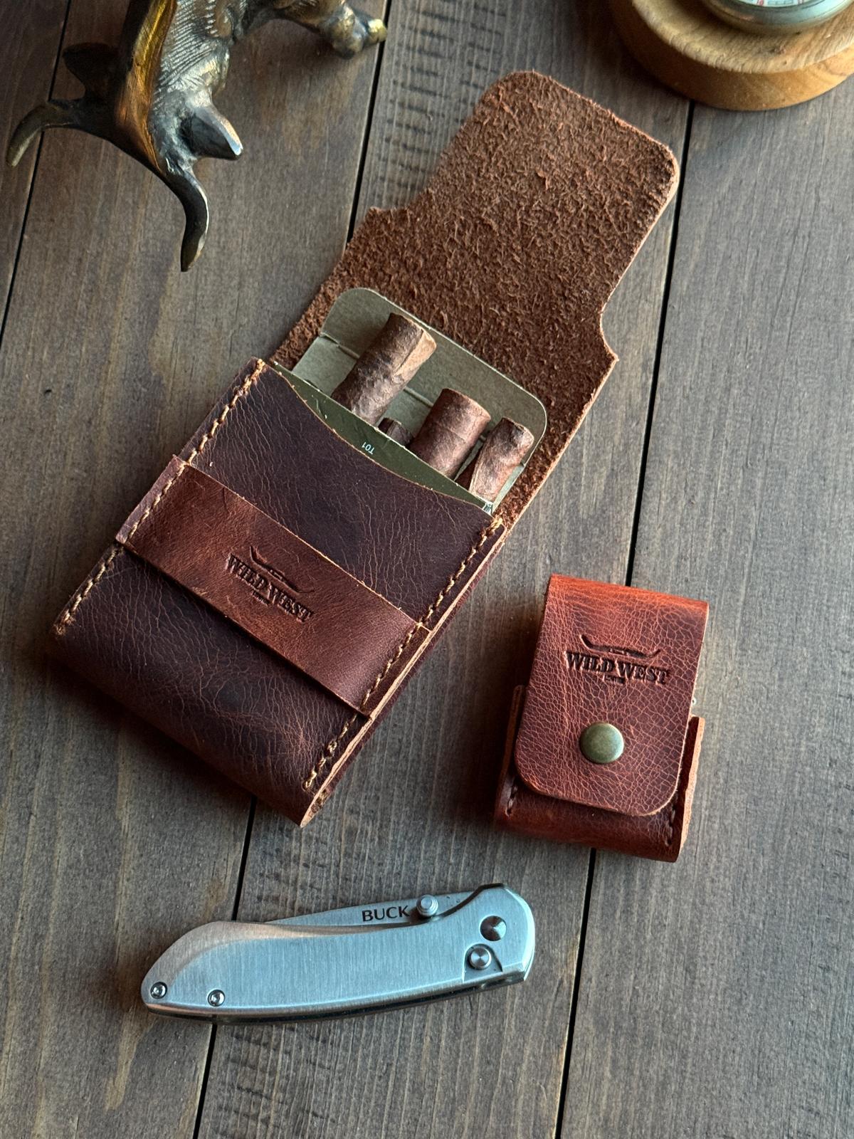 Toskana + Zippo Çakmak Kılıfı Seti