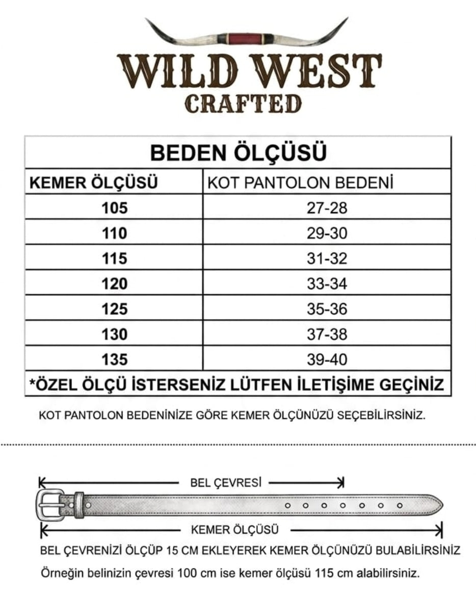 Deri Erkek Kemeri