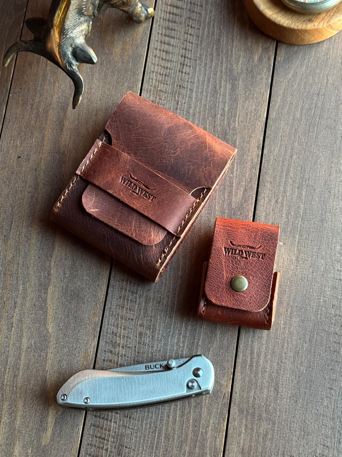 Toskana + Zippo Çakmak Kılıfı Seti