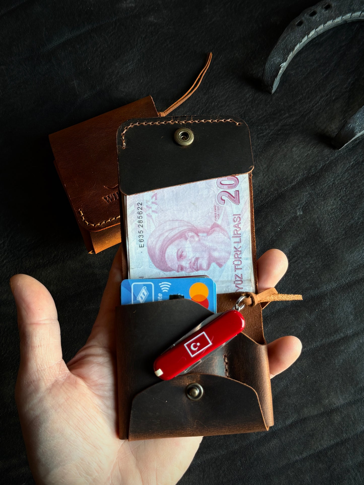 The Sheriff Cüzdan - Victorinox 0.6123 Escort Türk Bayraklı Set